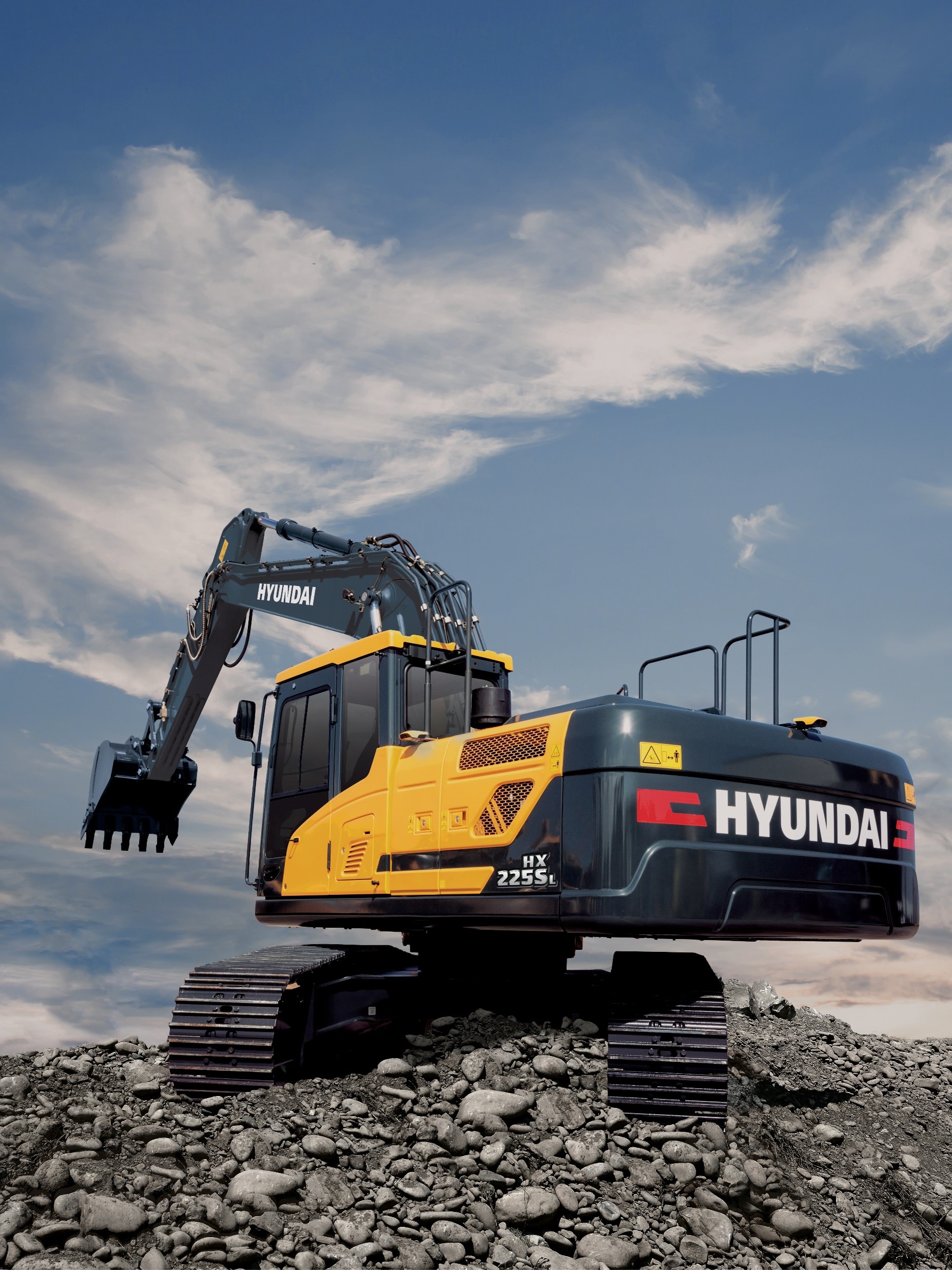 Excavadora Hyundai HX225 - Equipo de construcción pesada con tecnología coreana